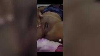 Shy GF Spreading Her Smooth Pussy Lips On Camera