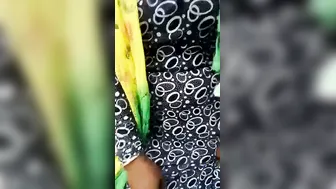 Village Girl Stripping Naked Revealing Her Hairy Pussy Outdoors