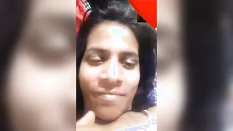 Indian GF Flashing Her Big Boobs During Video Call