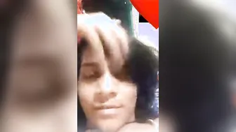Indian GF Flashing Her Big Boobs During Video Call