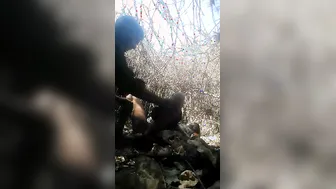 Village Whore Sucking And Fucking Outdoors Behind The Fields