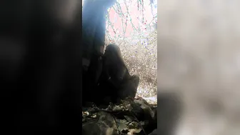 Village Whore Sucking And Fucking Outdoors Behind The Fields