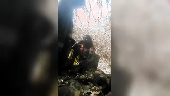 Village Whore Sucking And Fucking Outdoors Behind The Fields