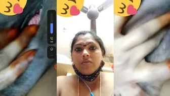 Tamil Wife Spreading Her Dark Pussy Lips On Video Call Today