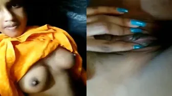 Cute GF Making Nude Selfie Clip To Send Boyfriend Alone