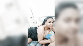 Cute Tamil Wife Getting Naked For Hubby Showing Everything Off
