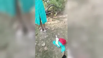 Village Babe Filmed Topless After Getting Fucked In Hidden Spot