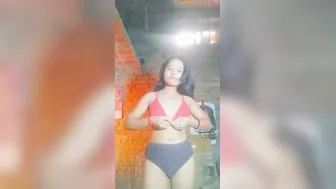 Village Teen Babe Shyly Revealing Her Virgin Body On Camera
