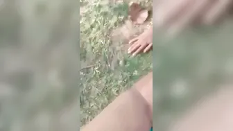 Village Lovers Getting Naked And Fucking Outdoors In The Woods