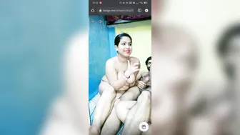 Three Horny Indians Having Wild Threesome Sex Session On Camera