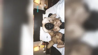 Desi Slut Enjoying Double Penetration In Amateur Threesome