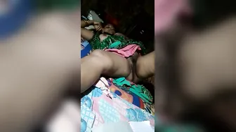 Dehati Wife Stripping Naked Showing Her Boobs And Pussy For Him