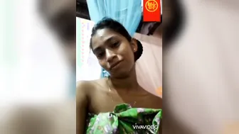 Sri Lankan Babe Recording Nude Selfie Video For Her Lover