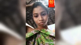Sri Lankan Babe Recording Nude Selfie Video For Her Lover