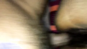 Petite GF With Hairy Pussy Getting Fucked Missionary