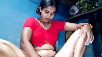Lonely Wife Using Banana As Toy Pleasuring Herself At Home
