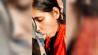 College GF Sucking Him Off Behind Campus Feeling Wild