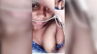 Teen Babe Undressing And Showing Her Tits Feeling So Horny