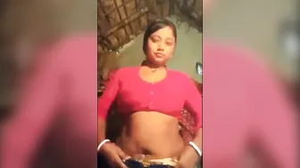 Lonely Village Wife Stripping Nude And Teasing On Camera