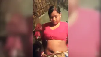 Lonely Village Wife Stripping Nude And Teasing On Camera