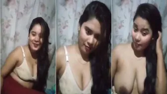 Sweet GF Exposing Her Beautiful Tits Just For Me