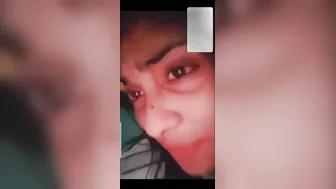 College Girl Flashing Her Tits During Late Night Video Call