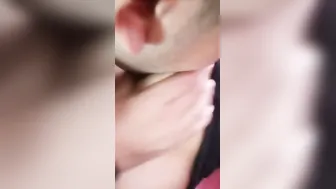 Desi GF Squeezing Her Massive Tits And Sucking Them