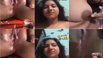 Cute Desi Babe Exposing Her Tits Pussy And Tight Asshole