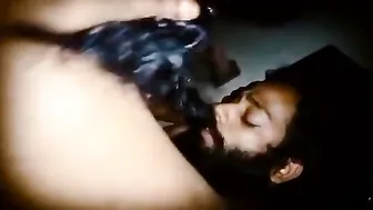 Thick Aunty Bouncing On Her Young Lovers Dick Riding Hard