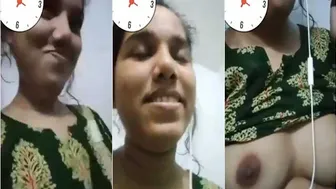Bengali Babe Showing Off Her Tits During Our Late Night Call