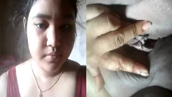 Chubby Desi Housewife Spreading Wide And Displaying Her Wet Pussy