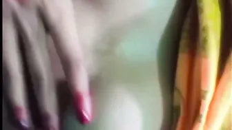Horny Desi Babe Fingering Herself While Squeezing Her Big Boobs