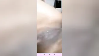My Thick GF Stripping Naked On Video Call For Me