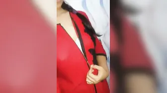 Bengali GF Flashing Her Perky Boobs Teasing Me On Phone
