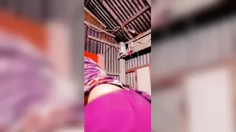 Bengali Babe Teasing With Her Huge Round Boobs In Bedroom Today