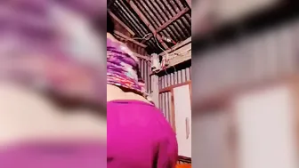 Bengali Babe Teasing With Her Huge Round Boobs In Bedroom Today