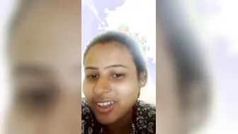 Indian Bhabhi Revealing Her Hairy Pussy And Round Tits For Lover