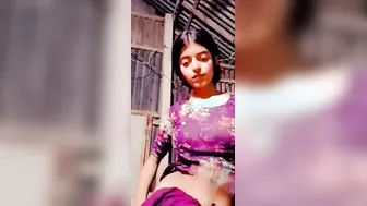 Young GF Revealing Her Virgin Pussy Spreading Legs Wide
