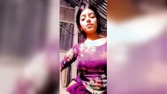 Young GF Revealing Her Virgin Pussy Spreading Legs Wide