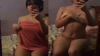 Naughty GF Getting Naked Showing Her Tight Body For Me