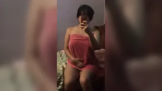 Naughty GF Getting Naked Showing Her Tight Body For Me
