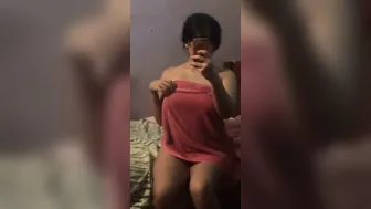 Naughty GF Getting Naked Showing Her Tight Body For Me