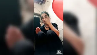 Village Wife Recording Herself Pissing In Bathroom For Husband