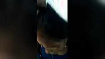 Horny Wife Giving Sloppy Blowjob While Getting Pussy Licked