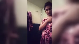 Shy GF Stripping Naked And Showing Everything For Bf