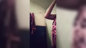 Shy GF Stripping Naked And Showing Everything For Bf