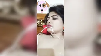 Horny Married Woman Masturbating And Moaning Loud In Bedroom