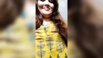Horny Bhabhi Exposing Her Massive Tits And Wet Hairy Pussy Alone