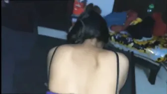 Married Bhabhi Grinding Reverse Cowgirl Moaning Loud On His Dick