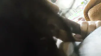 Newlywed Bengali Bride Giving Sloppy Wet Blowjob To Her Husband